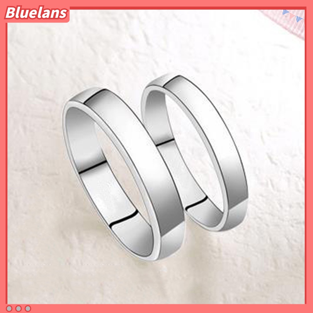 Bluelans Cincin Pria Dan Wanita Model Minimalis Untuk Pesta Pernikahan