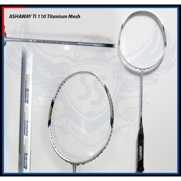 Raket Badminton Ashaway Ti110 Titanium Mesh Sale -Hanya Raket Dan Grip