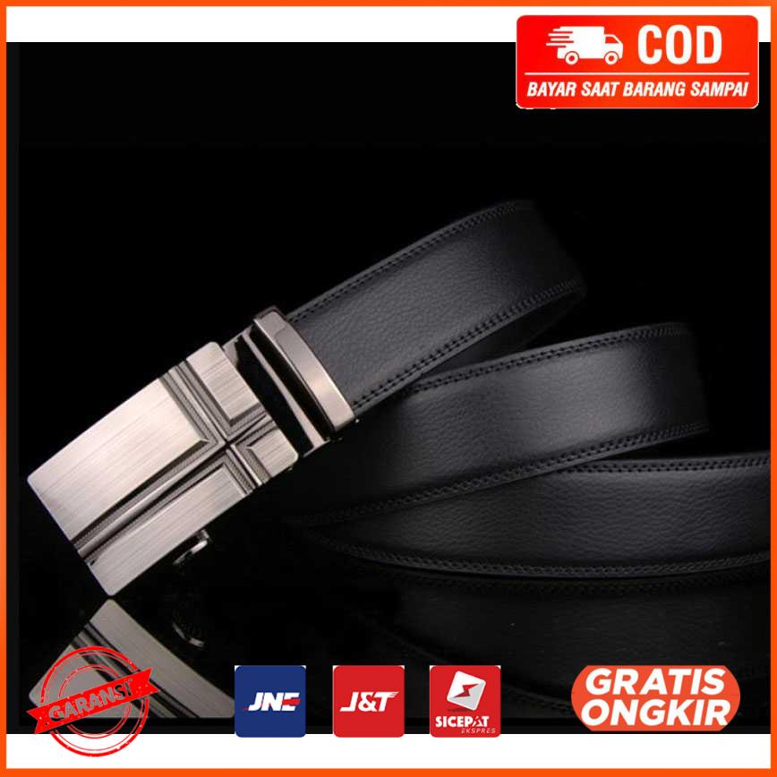 Tali Ikat Pinggang Gesper Kulit Luxury Automatic Buckle B1101