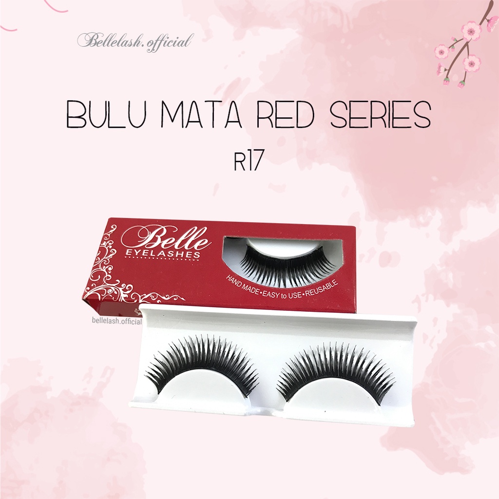 R17 Bulu Mata Palsu Handmade Natural False Eyelash Eye Lashes Belle Eyelashes