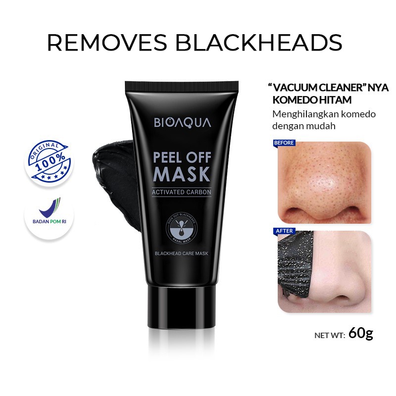 SHINE STAR - GIRLPAL Charcoal Blackhead Remover Mask - Pembersih Komedo Hidung dan Wajah Deep Cleaning Oil Control