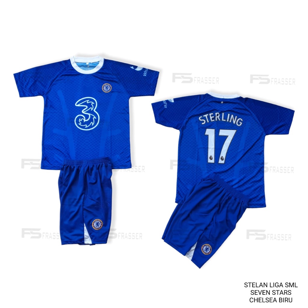 Setelan Jersey Liga  Sepakbola SML Sevenstars Junior Mitra