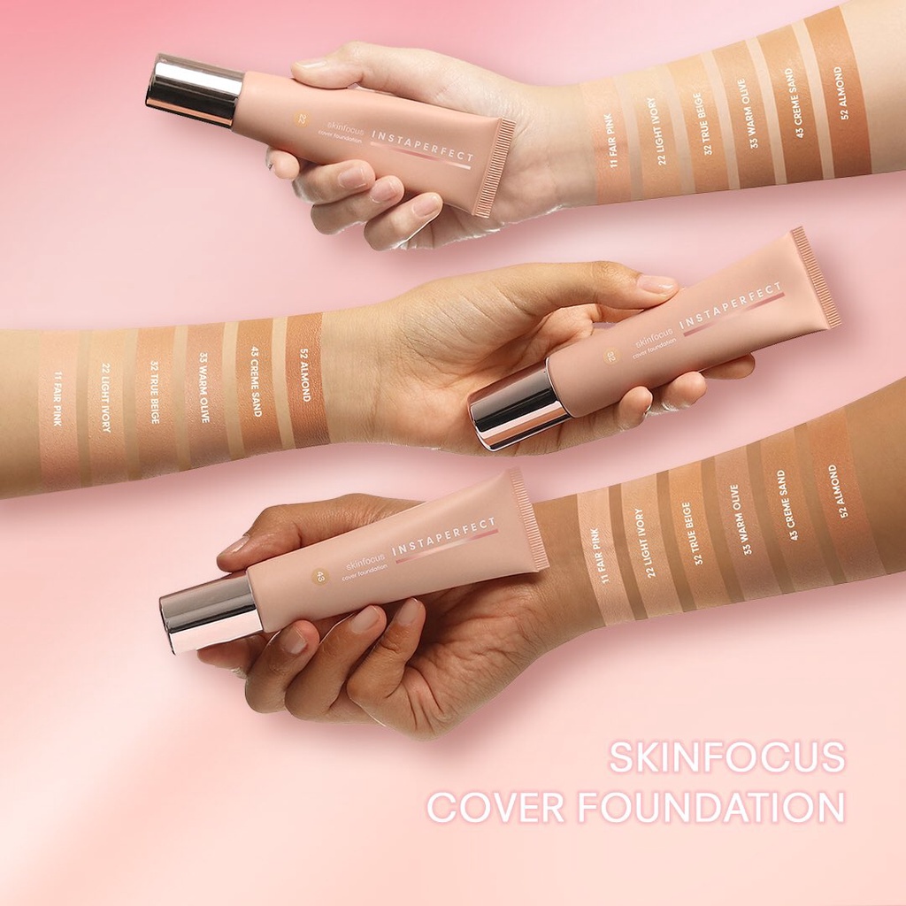 WARDAH INSTAPERFECT SKINFOCUS COVER FOUNDATION SPF 40 PA+++