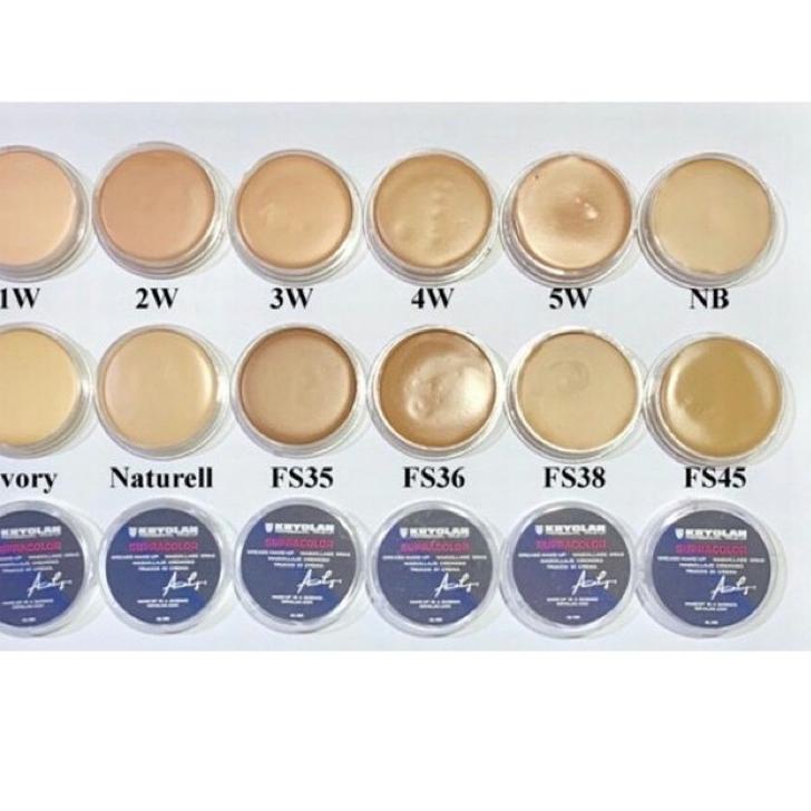 whcb Mini Kryolan Foundation 8mL BPOM / Mini Crayolan 8 mL ☻➳ 96*