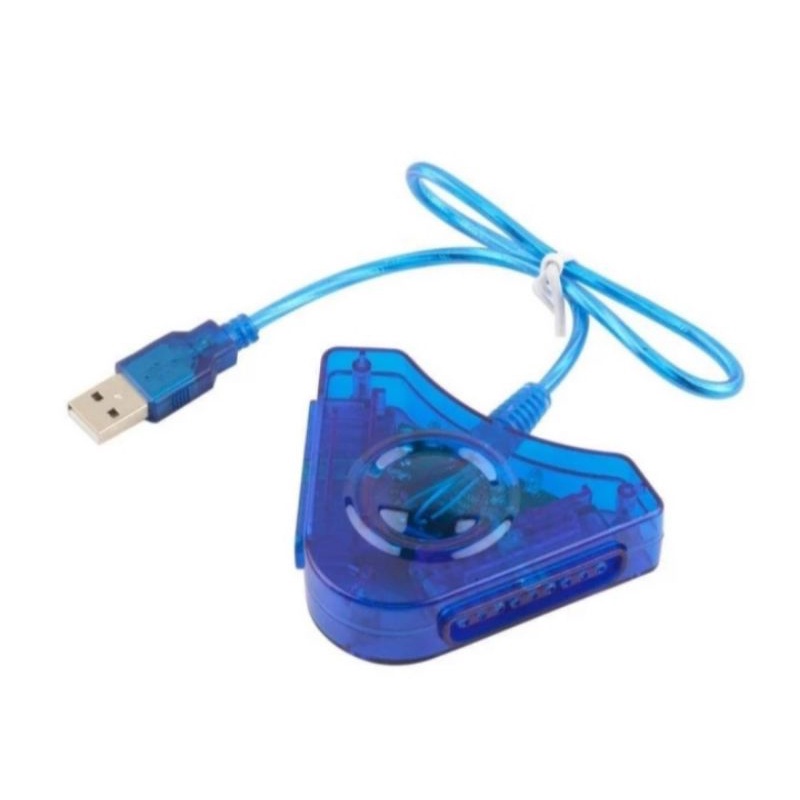 converter usb 2 slot sambungan stick ps alat stik ps2 ke ps3