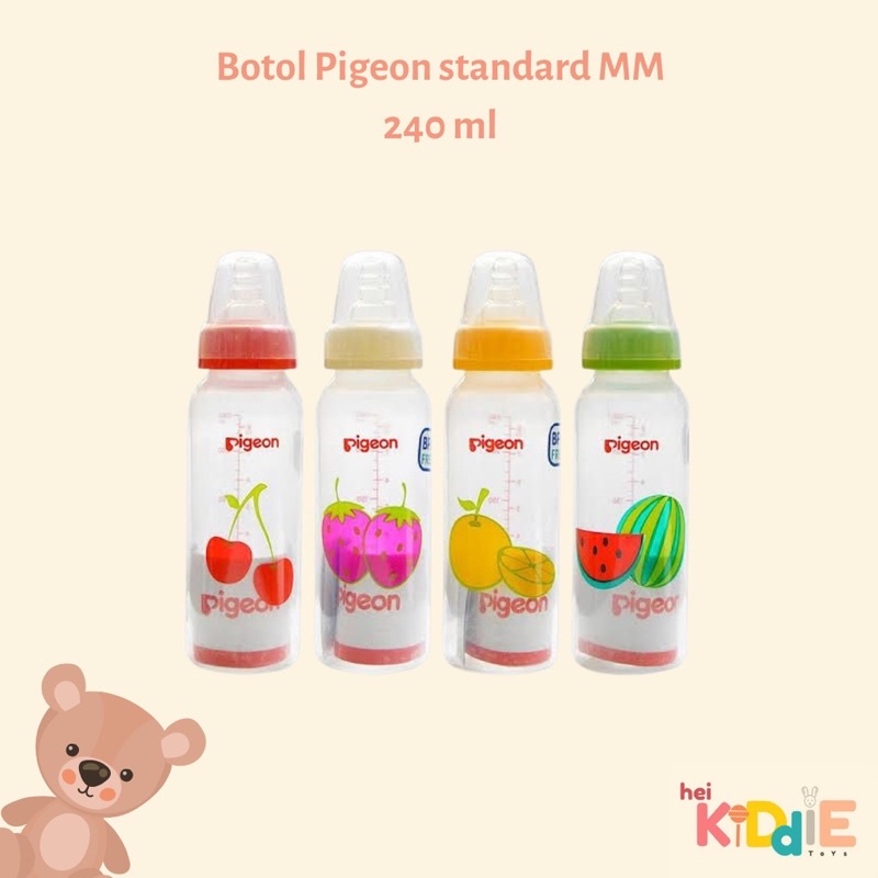 Botol susu pigeon peristaltic nipple MM 50 ml /120 ml/240 ml