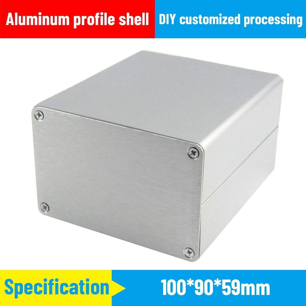 Solighter Papan Sirkuit Shell Silver Shielding Box100 * 90 * 59mm Kotak Proyek Elektronik