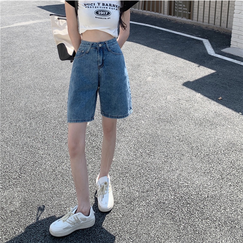 Import Kasual Celana Pendek Denim Wanita / Highwaist Korea Style jeans Celana Pendek Wanita