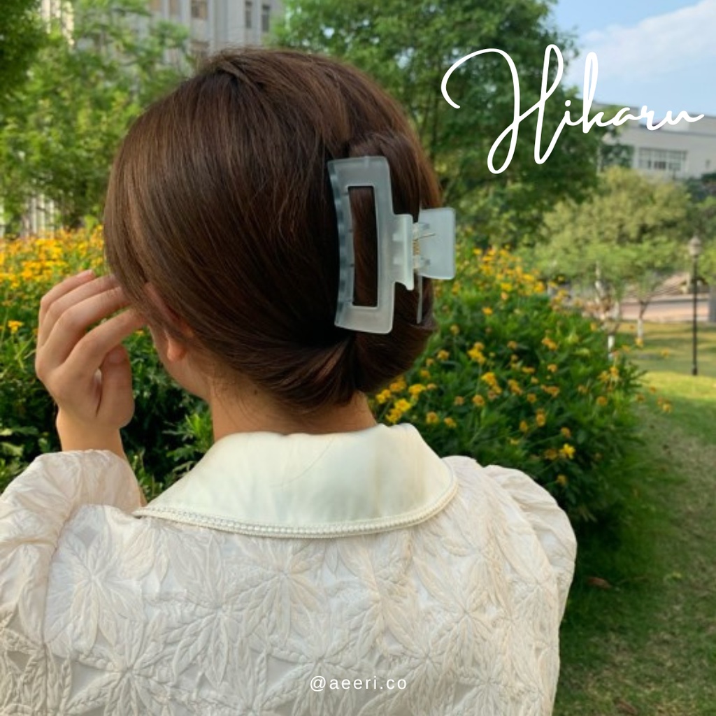Jual [aeeri] Hikaru Jedai Kotak Korea Premium / Korean Hair Claw / Hair