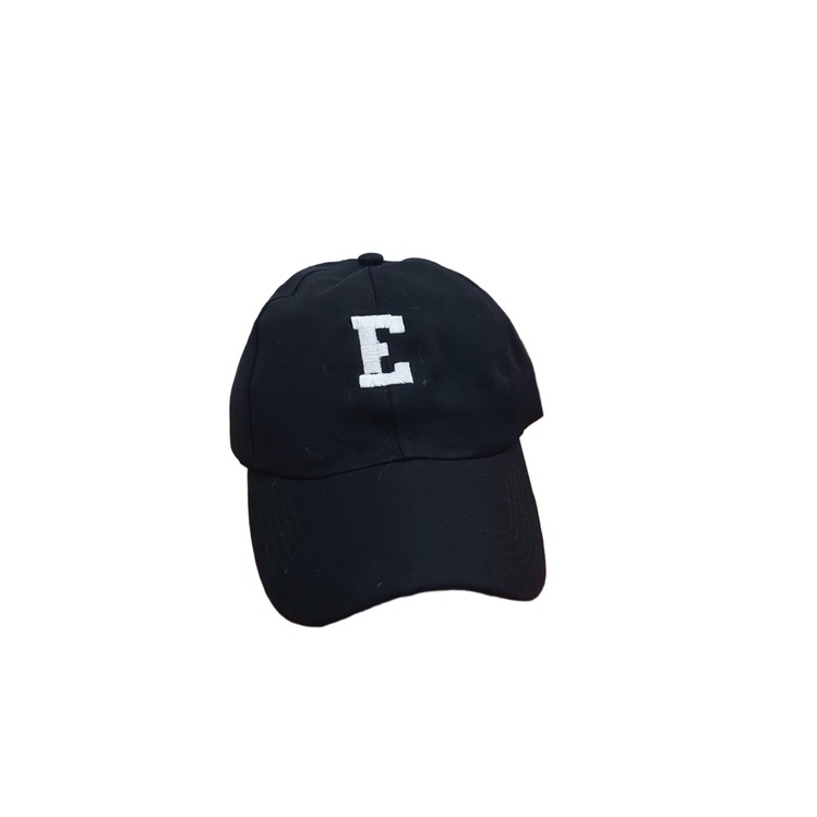 TOPI ALPHABET / TOPI BASEBALL BORDIR HURUF A-Z UNISEX REMAJA DEWASA