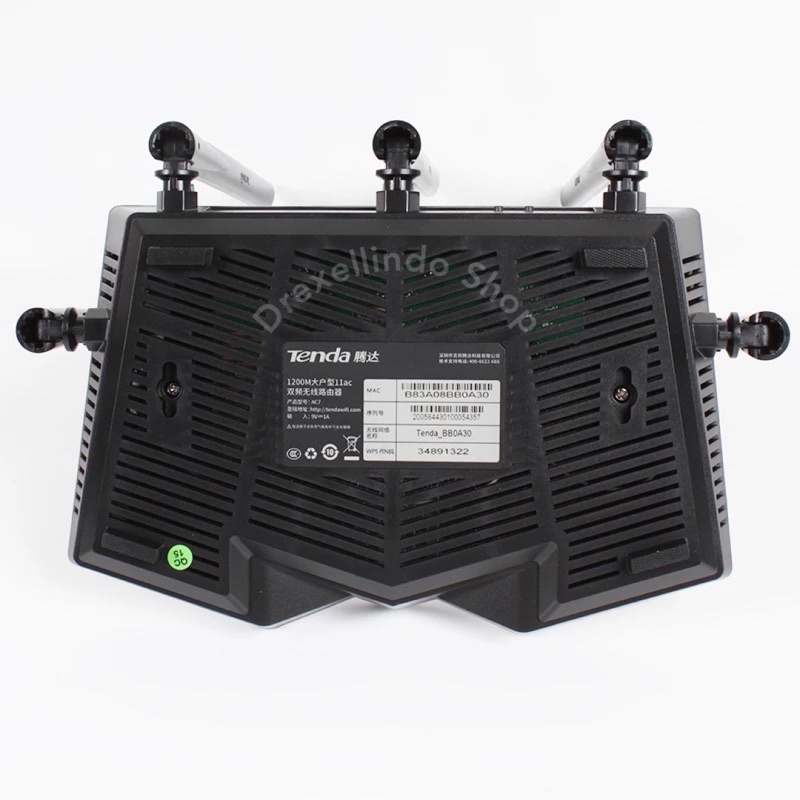 Tenda AC7 1200mbps Network Extender wifi router wall penetration antennas high-performance chip 2.4Ghz/5.0Ghz