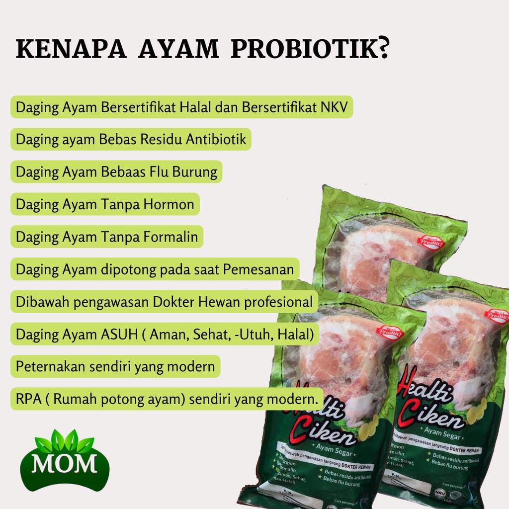 

AYAM PROBIOTIK - HALTI CHIKEN
