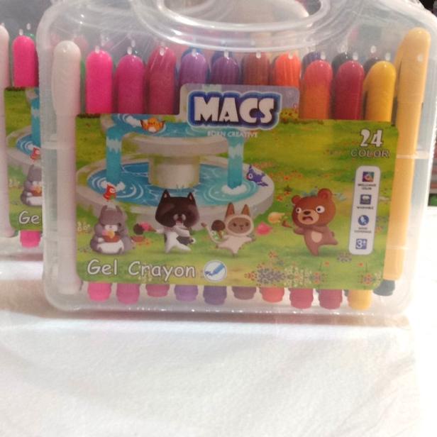 

Terbaik MACS Gel Crayon 24 Color/Warna FACE PAINTING Aman Mudah dibersihkan Washable 바