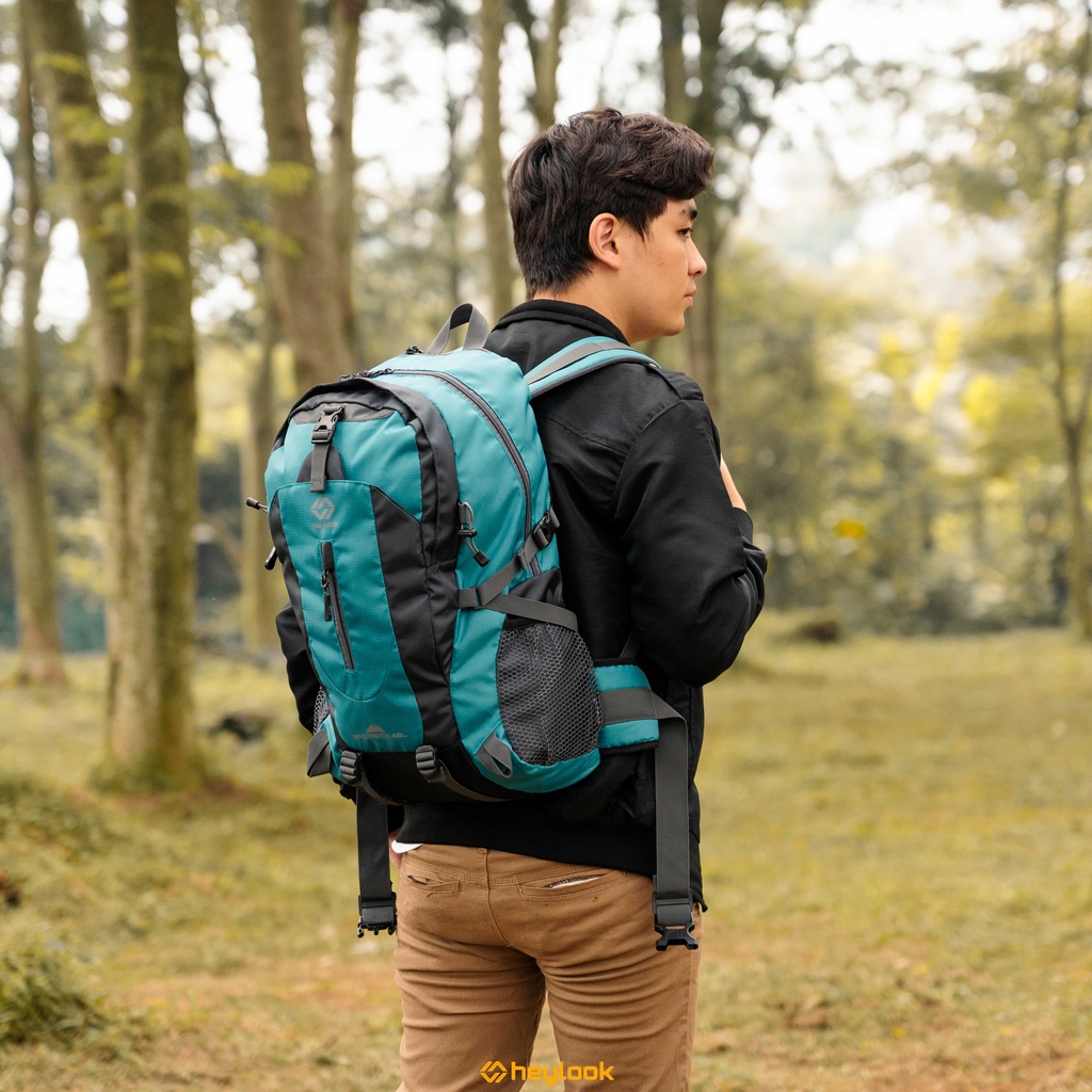 HEYLOOK Project - Tas Ransel Gunung BORNEO Backpack Carrier Hiking Camping Outdoorr 40L Tas Travelling Tas Travel Tas Backpacker Tas Mudik Tas Pulkam Tas Pulang Kampung