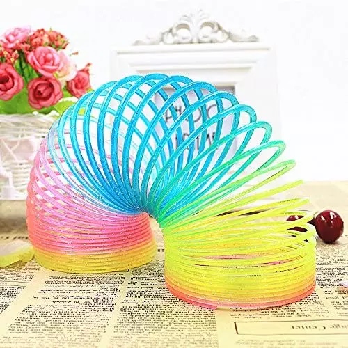 Slinky Magic Spring Rainbow Mainan Anak Kreatif