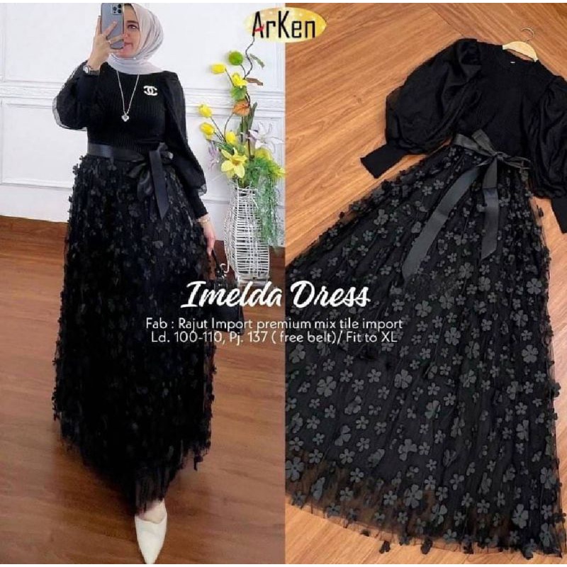 MAYBELLA NABILA QUEEN BELLA QUEEN IMELDA DRESS BY ARKEN
