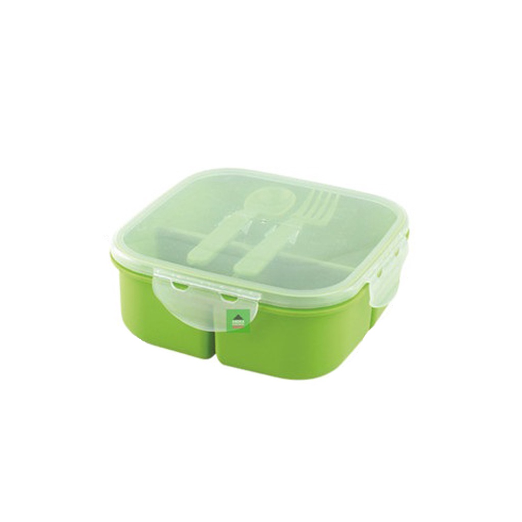 set Kotak Makan lunch box Golden Sunkist kotak bekal dan tas bekal Waterproof lunch box anti bocor