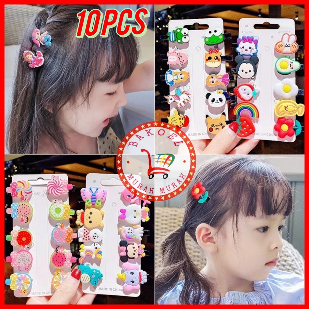 Jepit Rambut Anak / Jepitan Rambut 10 Biji