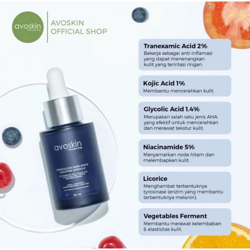 Avoskin Miraculous Dark Spots Solution Ampoule