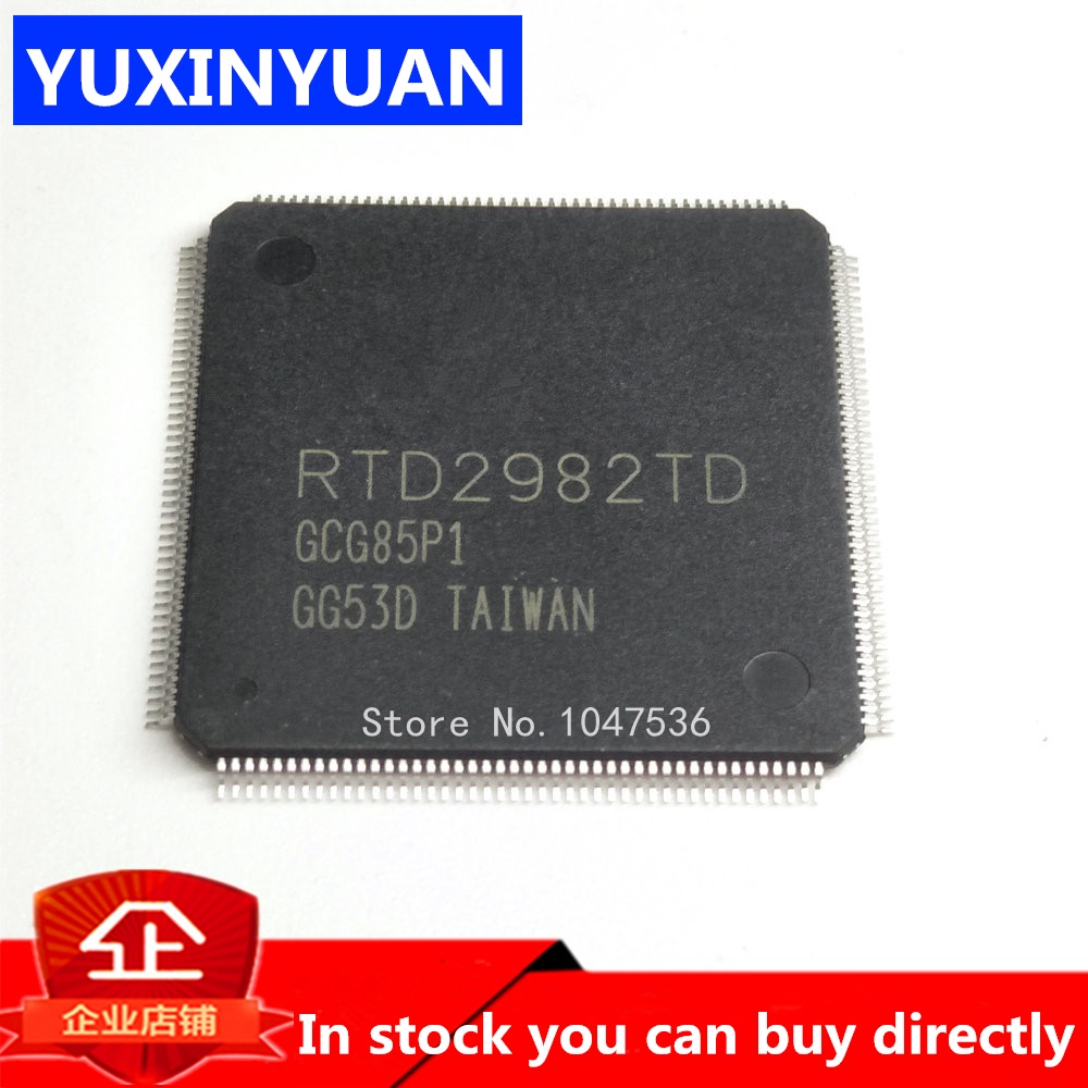 2pcs/lot RTD2982TD RTD2982 QFP176 LCD CHIP Baru 新边进口