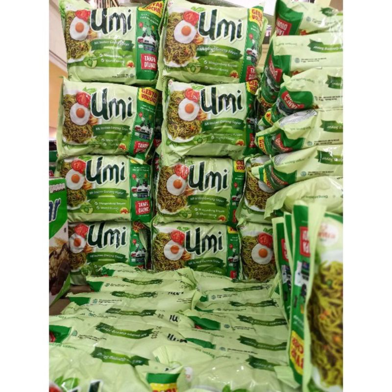 

Umi Spinach Noodles Mie Instan Goreng