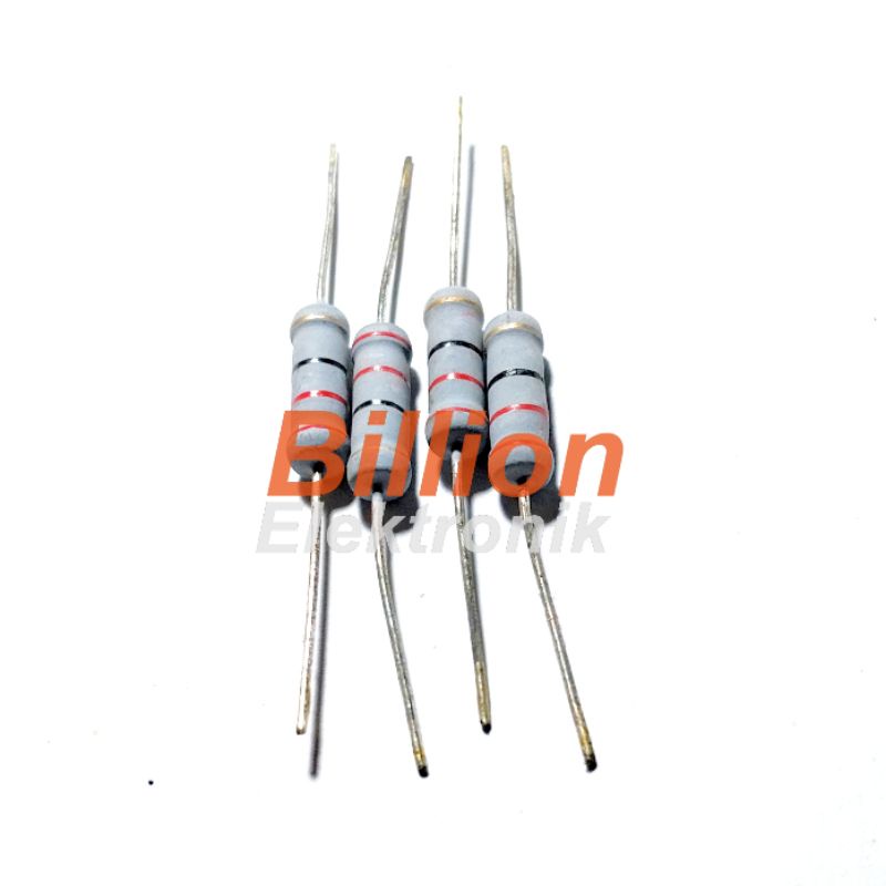 Jual RESISTOR METAL OXIDE 2W TAIWAN (Berbagai Ukuran) | Shopee Indonesia