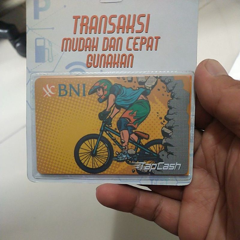 tapcash sepeda bni asli