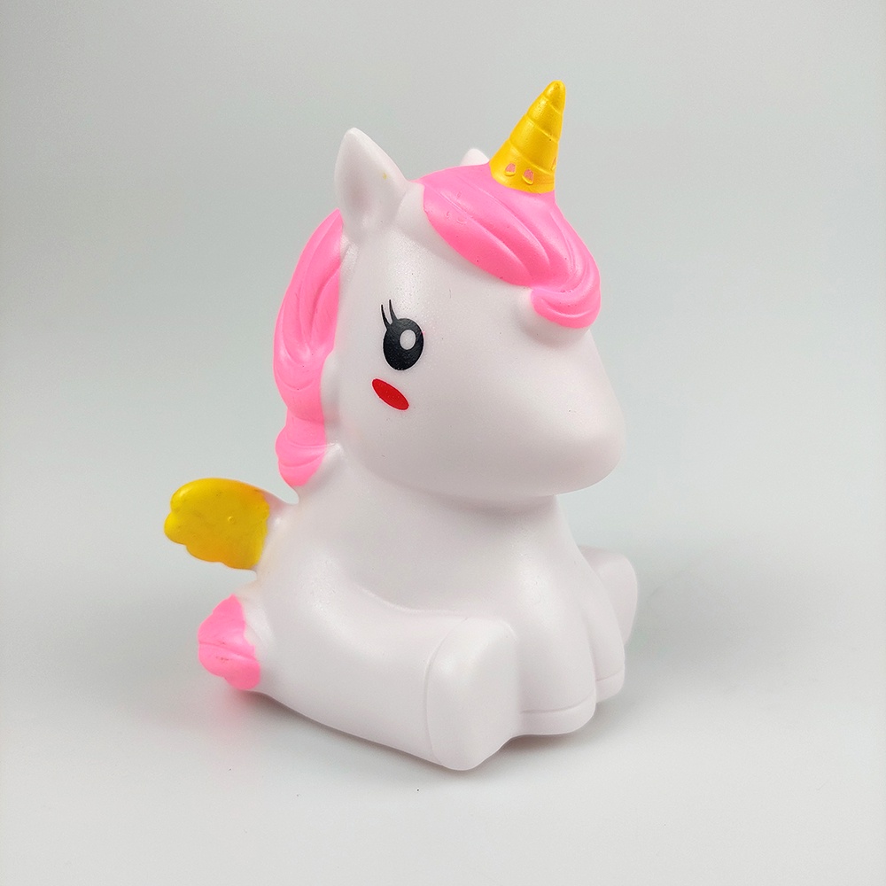 Luminaria Lampu Tidur Bayi Malam Model Pegasus Unicorn Lucu - GP-ZS0 - 7RLL0BWH White