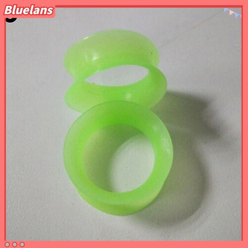 2pcs Anting Tindik Telinga Bahan Silikon Lembut