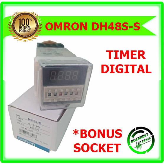 TIMER OMRON DH48S-S Relay Twin Counter Digital mesin tetas telur dll