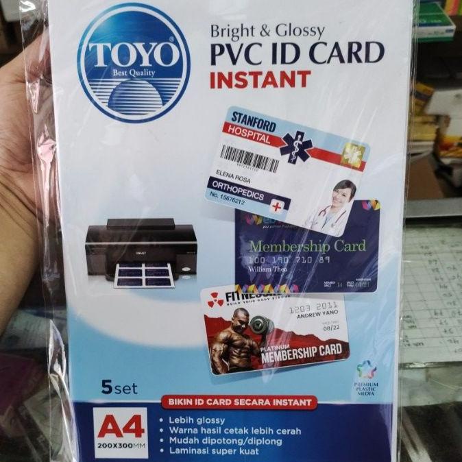 

limited Edition✔️KERTAS PVC ID CARD BRIGHT & GLOSSY INSTANT A4 ( 200 x 300 M )|KD2