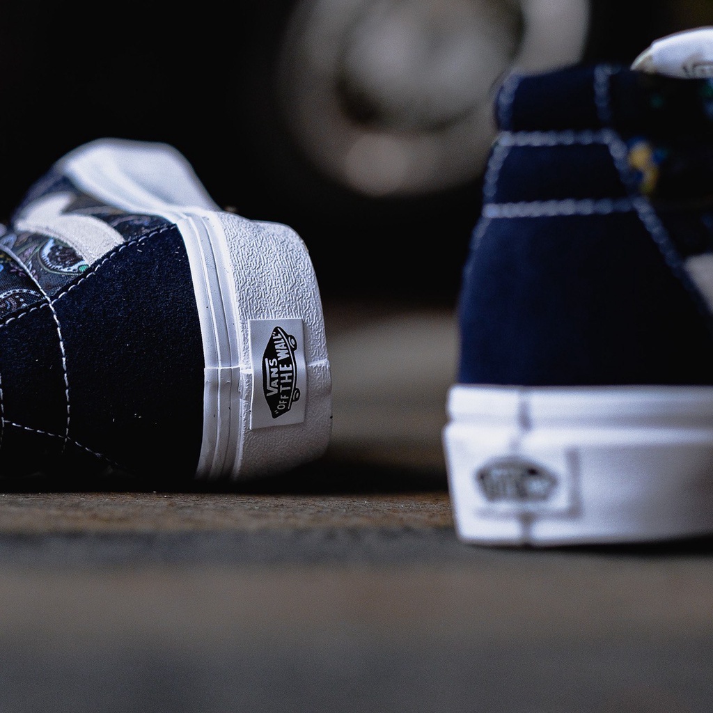 V4NS SK8-MID REISSUE PAISLEY &quot;DRESS/BLUE&quot; ORIGINAL 100%
