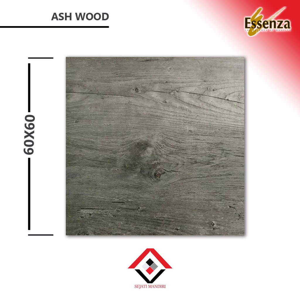 Granit 60x60 - Motif Kayu - Essenza Ash Wood