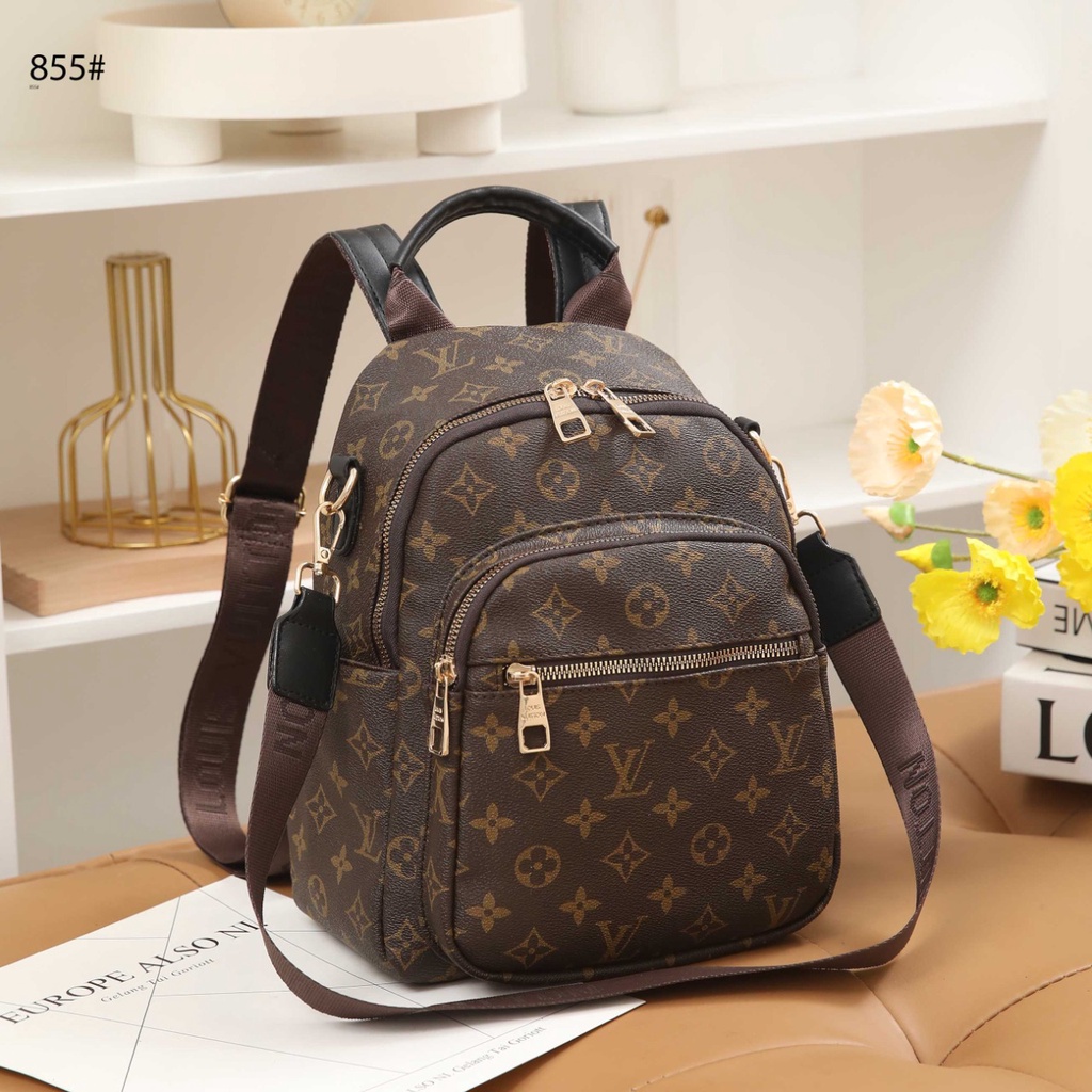 Backpack Shoulder Bag in Monogram 855