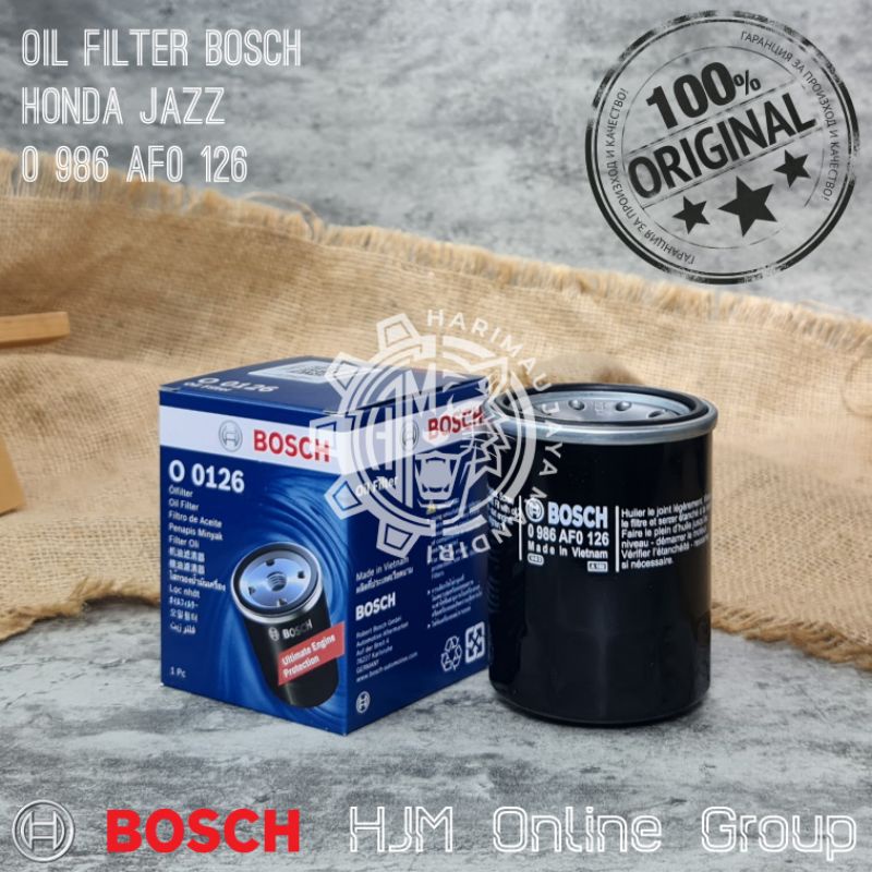 OIL FILTER - SARINGAN OLI JAZZ / CRV / BRIO / MOBILIO / FREED / CITY BOSCH