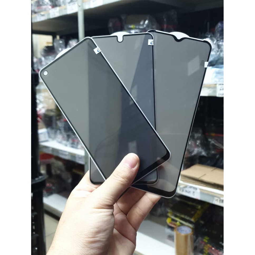 TEMPERED GLASS FULL ANTI SPY REALME 5 5i 6 7 7i 8i C2 C3 C11 C12 C15 C17 C20 C21 C21Y C25 C25Y C31 C33 C35