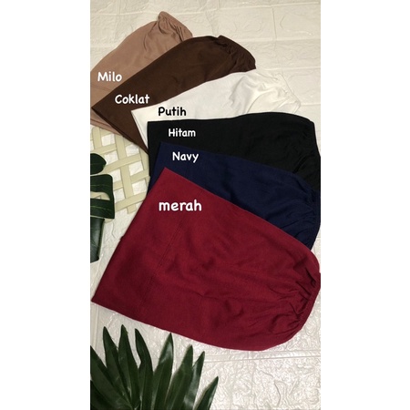 Ciput hijab bahan kaos