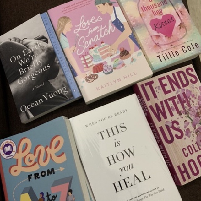 ready preloved on earth we’re briefly gorgeous by ocean vuong & a thousand boy kisses by tillie cole