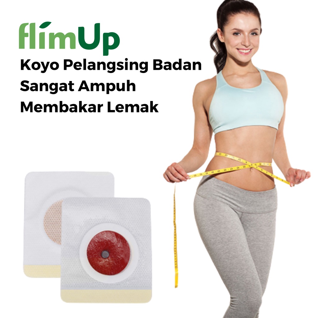 FlimUp koyo pelangsing slim patch original pembakar lemak