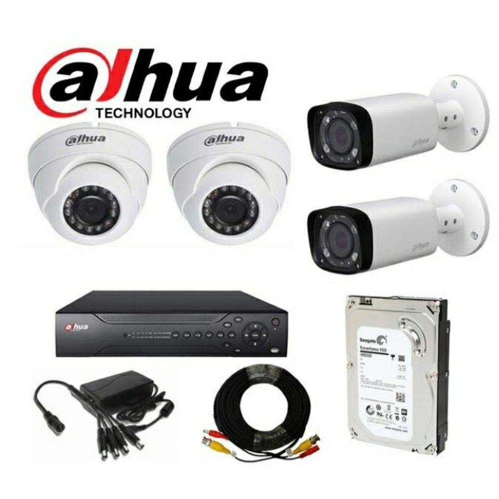 PAKET KAMERA CCTV 4 CHANNEL/DAHUA/ KAMERA PENGINTAI