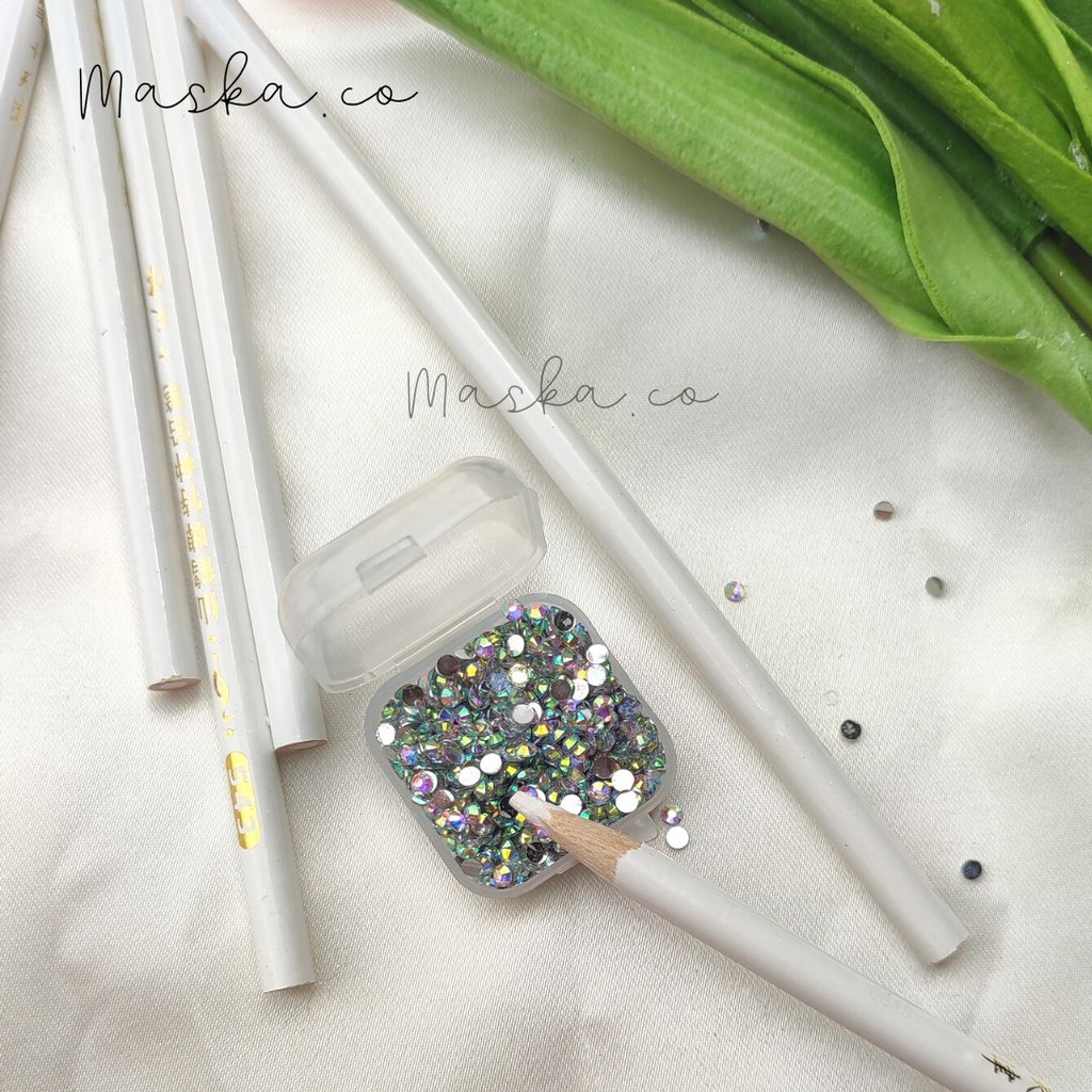 RHINESTONE GEMS PICKER PENSIL GEMS DIAMOND MUTIARA SWAROVSKI RHINESTONE