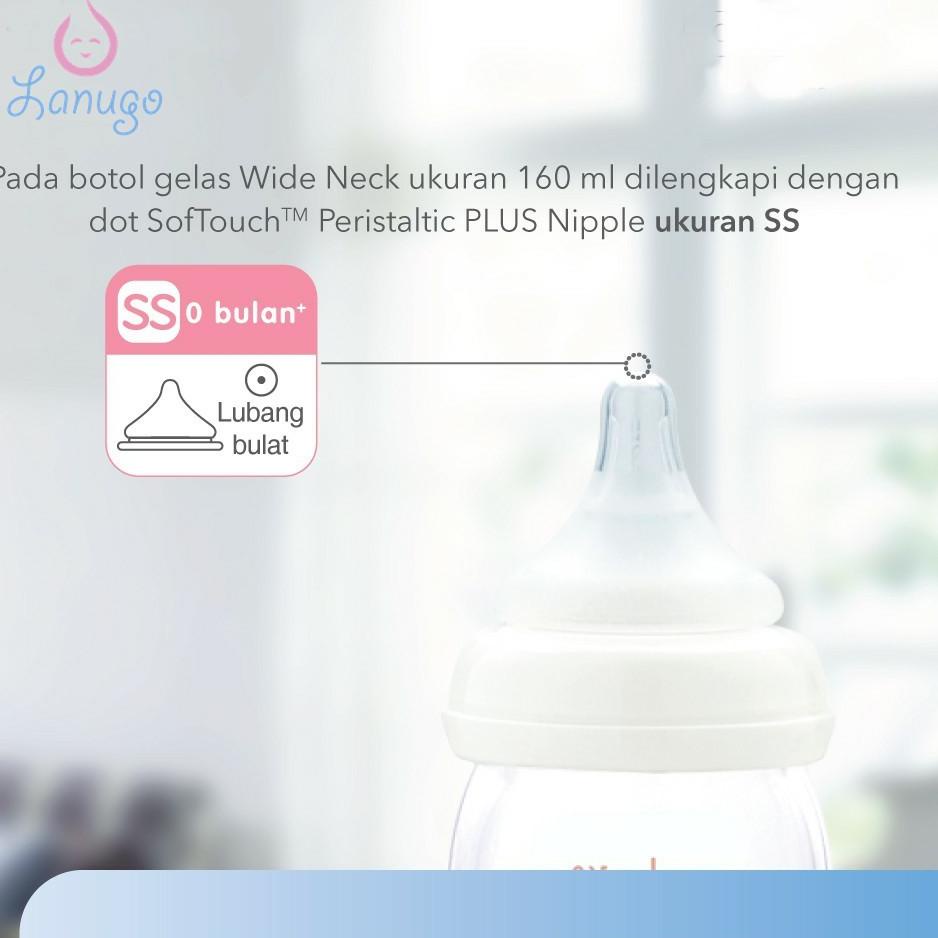 L3I2 Pigeon Wide Neck 160ml 240ml / Pigeon Botol Susu Peristaltic Plus Nipple Bayi / Baby Newborn  R