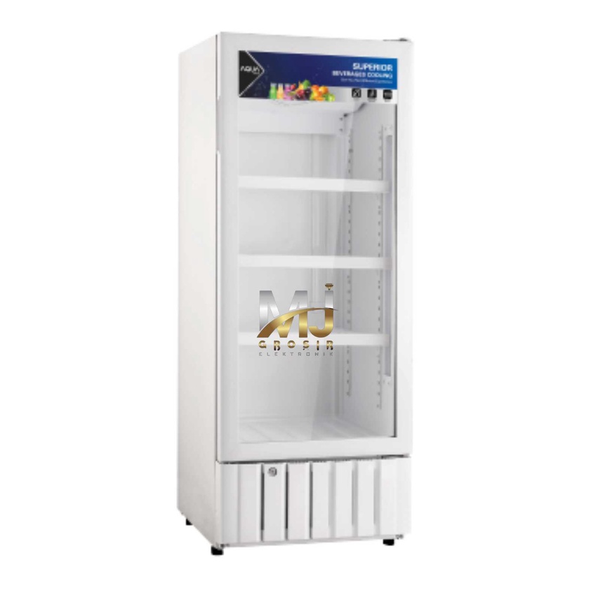SHOWCASE AQUA JAPAN AQB 190/180 L 3 RAK DISPLAY COOLER KULKAS LOW WATT