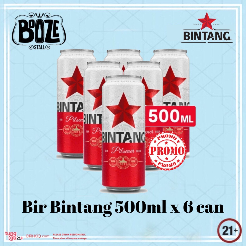 Bir Bintang 500ml x 6 Can