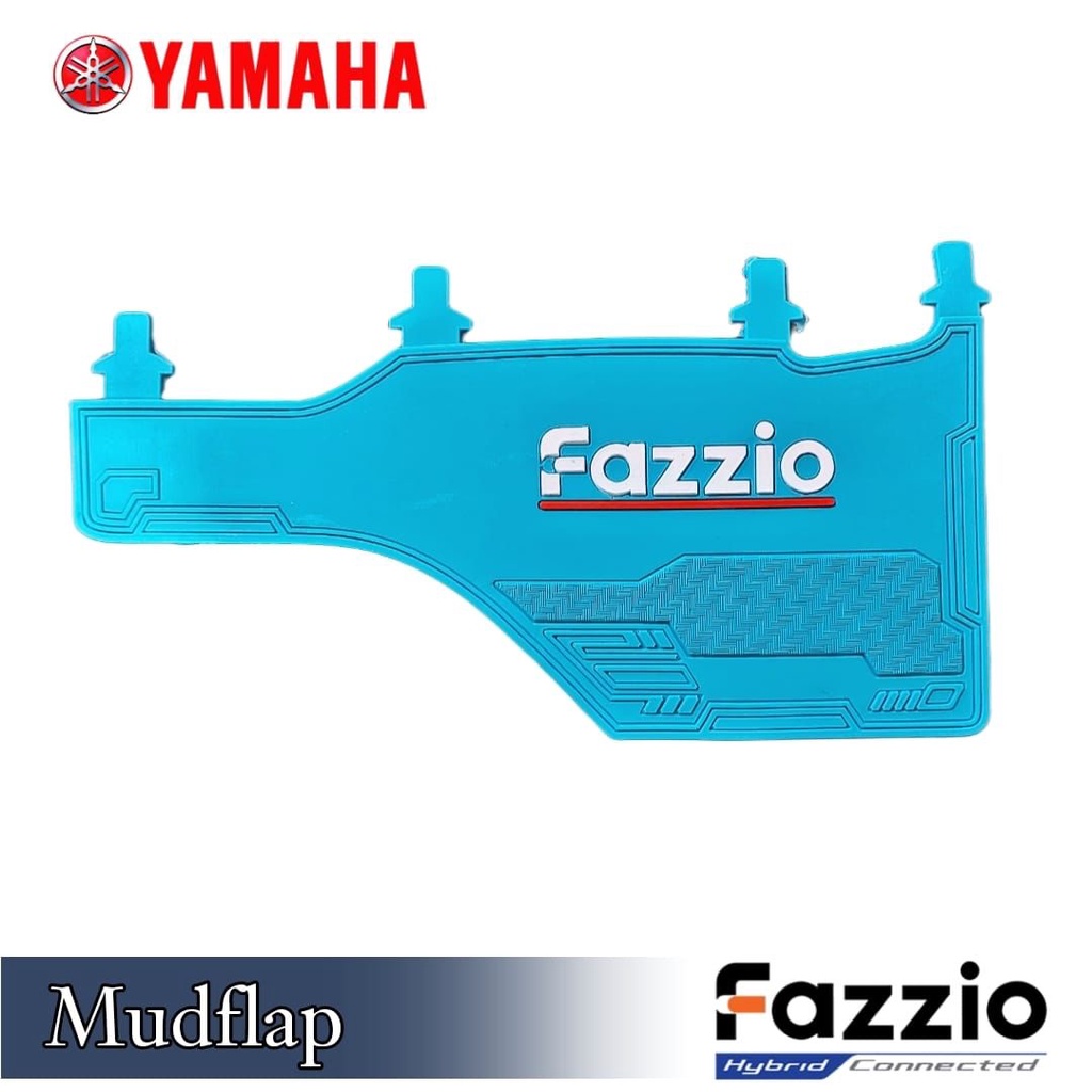 MUDFLAP FAZZIO AKSESORIS MOTOR FAZZIO KARET SPAKBOR FAZIO MUD FLAP pnp yamaha all new fazzio