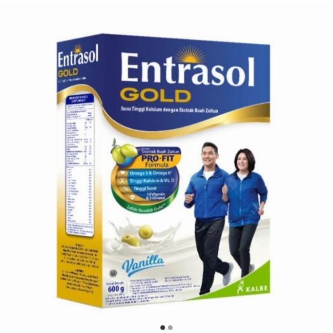 

[ COD ] ENTRASOL GOLD 600 GR VANILA/COKELAT
