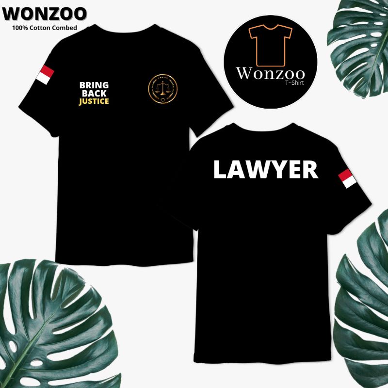 KAOS LAWYER -BAJU ADVOKAT, PENGACARA INDONESUA - PREMIUM QUALITY