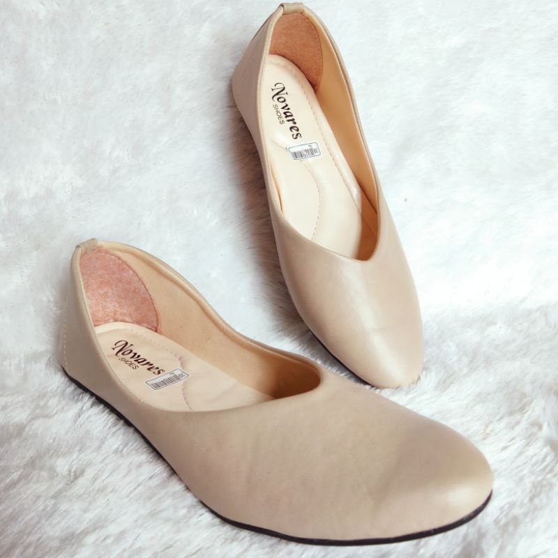 sepatu wanita flat terbaru flatshoes mules insol karet rn086