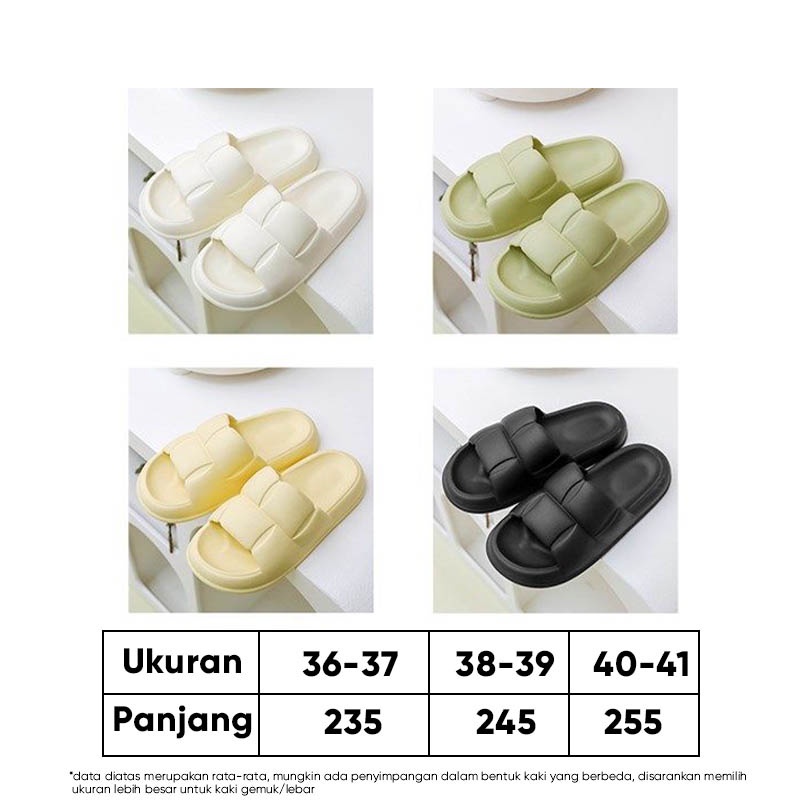 Lazy Bear Sandal Jelly Murah Anti Slip Rumah / Kamar Mandi H04 Sendal Slipper Empuk Comfy Pria Wanita Sandal Jelly Wanita Slop