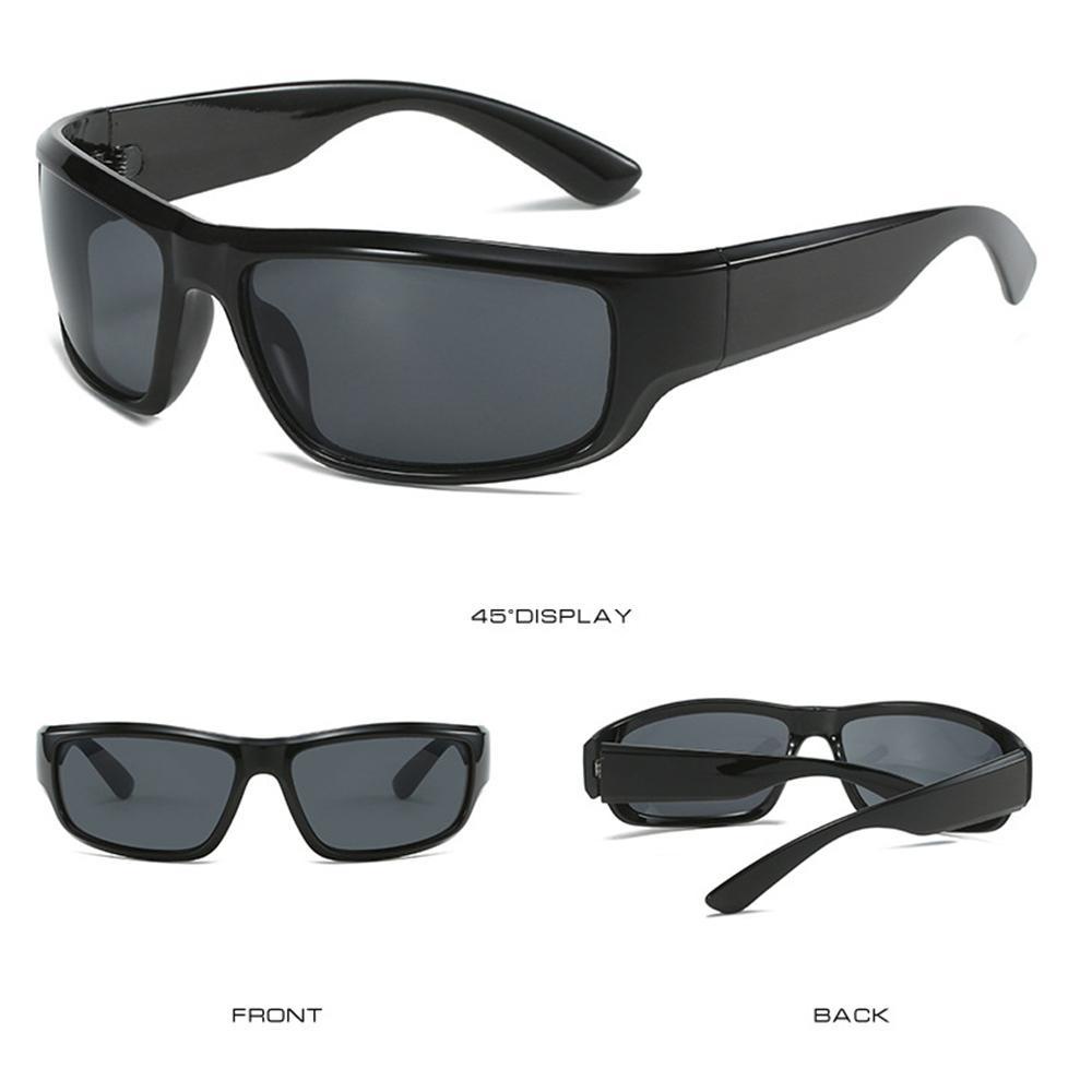 Lily Y2K Kacamata Hitam UV400 Bersepeda Olahraga Punk Goggles